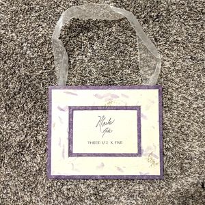 Picture frame purple